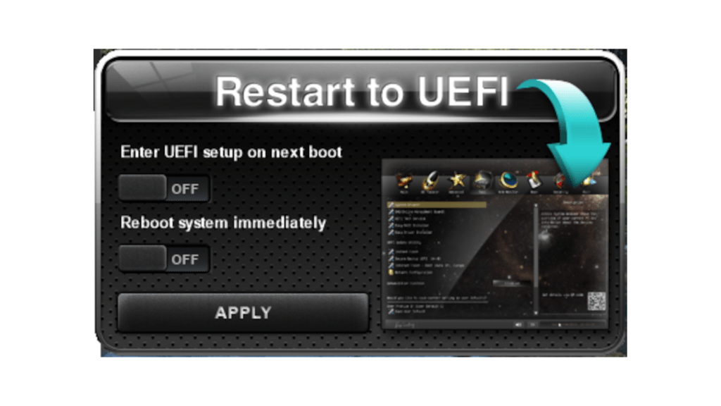 ASRock Restart to UEFI