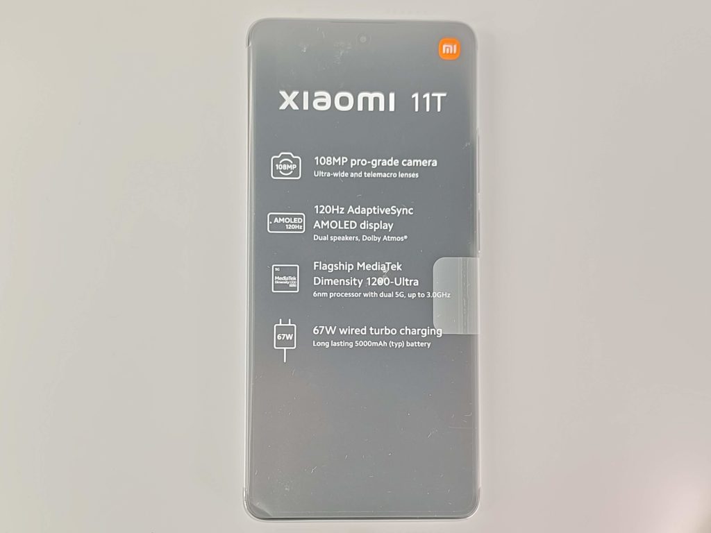 Xiaomi 11T 外装フィルム