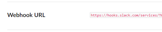 Webhook URL