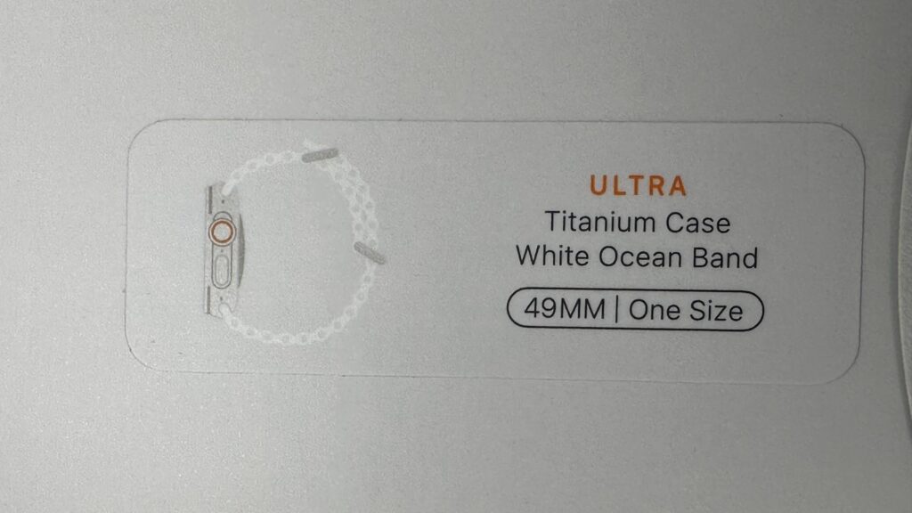 Apple Watch Ultra 箱